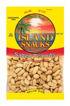 Picture of Island Snacks Salted Peanuts 7.5 Oz