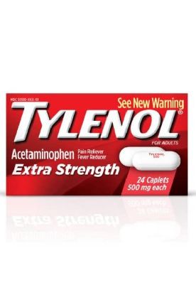 Picture of Tylenol Extra Strength Pain Relief Caplets 24 Ct