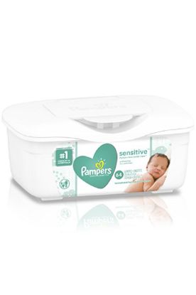 Picture of Pampers Sensitive Wipes Tub 64 Ct