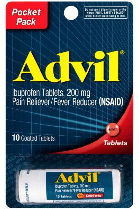 Picture of Advil Vial Peg Tablet 10 Ct