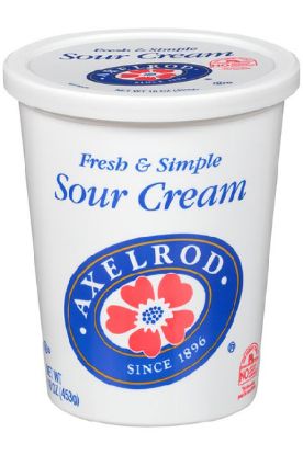 Picture of Axelrod Sour Cream 8 Oz