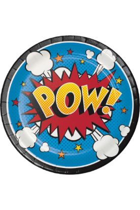 Picture of Celebrations Pow Lunch Plate 8Ct 7 Inch