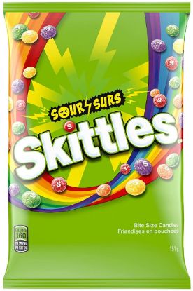 Picture of Skittles Sours Peg Bag 151 Gm