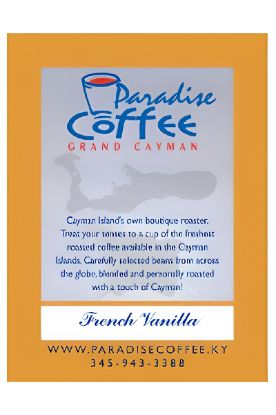 Picture of Paradise Coffee French Vanilla Ground Light Medium Roast Coffee 8 Oz