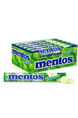 Picture of Mentos Green Apple Mint Roll 1 Ct