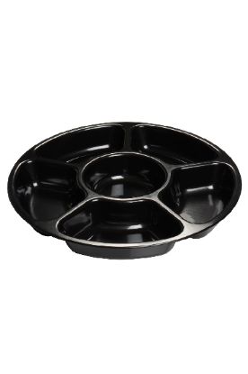 Picture of Halloween Round Tray With Divider 1 Ct