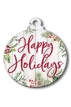 Picture of Wood Holiday Hanging Sign 1 Ct