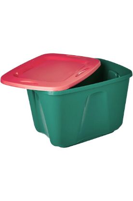 Picture of Holiday Plastic Container 1 Ct