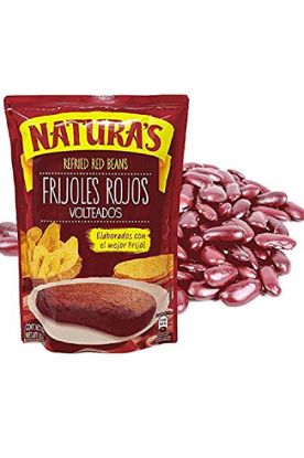 Picture of Naturas Refried Red Beans 13.4 Oz