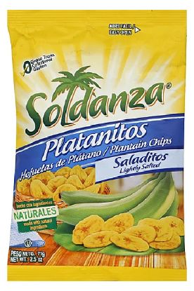 Picture of Soldanza Green Platanitos Lightly Salted 180 Gm