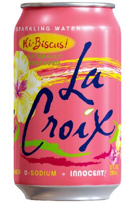 Picture of La Croix Hibiscus Sparkling Water 12 Oz