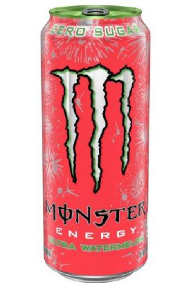 Picture of Monster Ultra Watermelon Energy Drink 16 Oz