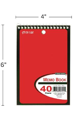 Picture of Top Flight Memo Book 40 Sheets