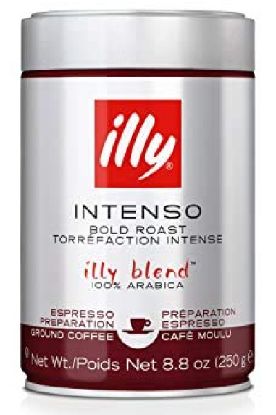 Picture of Illy Ground Espresso Intenso Dark Roast 250 Gm
