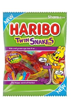 Picture of Haribo Twin Snakes 175 Gm