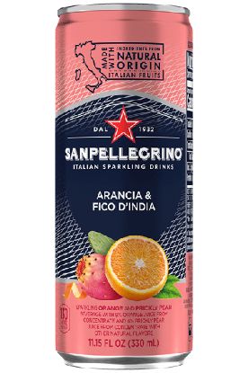 Picture of San Pellegrino Italian Sparkling Drinks Arancia Fico D India 330 Ml