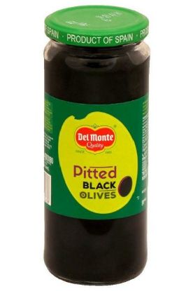 Picture of Sardo Black Pitted Olives 398 Ml