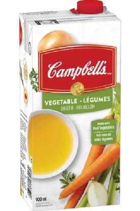Picture of Campbell/'s Ready To Use Tetra Vegetable Broth 900 Ml