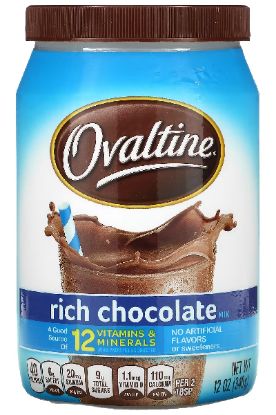 Picture of Ovaltine Rich Chocolate Powder 12 Oz