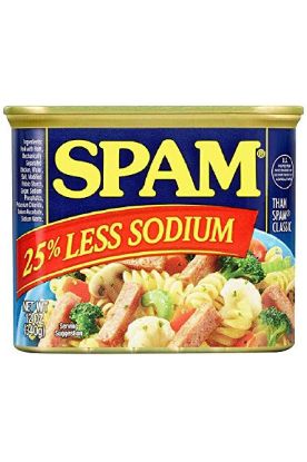 Picture of Spam Less Sodium 12 Oz
