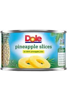 Picture of Dole Chunks Pineapple Natural Juice 8 Oz