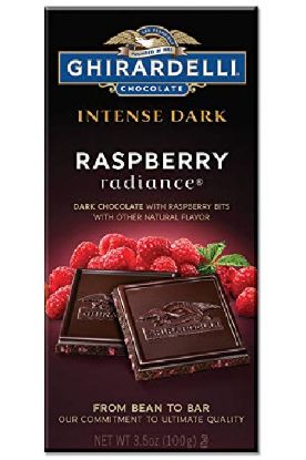 Picture of Ghirardelli Intense Dark Raspberry Chocolate Bar 3.5 Oz