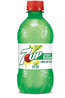 Picture of 7up Zero Sugar Lemon Lime Soda 12 Oz