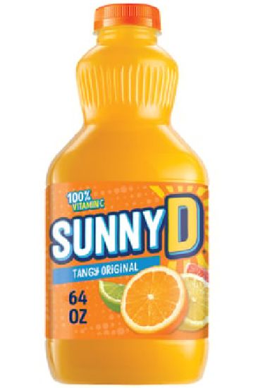 Picture of Sunny D Tangy Juice Bottle 64 Oz