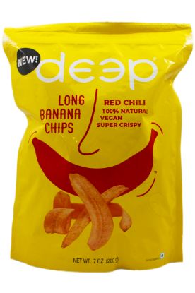Picture of Deep Red Chili Long Banana Chip 1 Ct