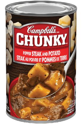 Picture of Campbell/'s Chunky Soup - Pepper Steak & Potato 515 Ml