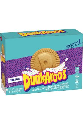 Picture of Betty Crocker Dunkaroos Vanilla Cookies & Rainbow Frosting 168 Gm