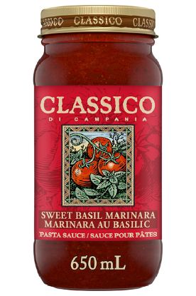 Picture of Classico Pasta Sauce - Di Campania Sweet Basil Marinara 650 Ml