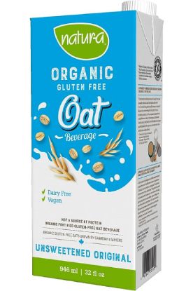 Picture of Natura Organic Gf Unsweetened Original Oat 946 Ml