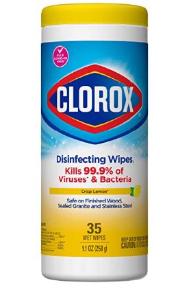 Picture of Clorox Disinfect Wipes Lemon 35 Ct