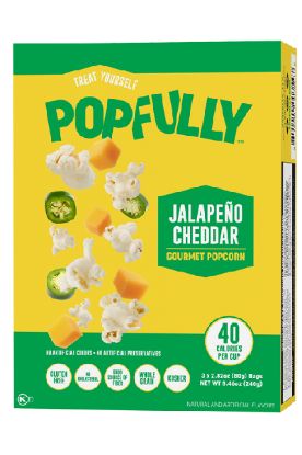 Picture of Popfully Jalapeno Cheddar Gourmet Popcorn 3ct 2.82 Oz