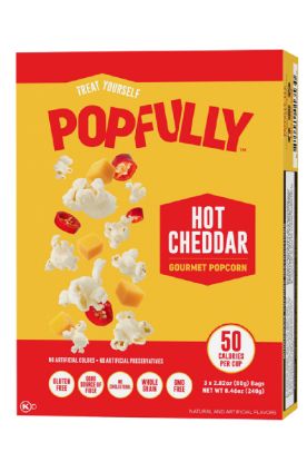 Picture of Popfully Hot Cheddar Gourmet Popcorn 3ct 2.82 Oz