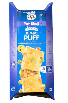 Picture of Vadilal Jumbo Pav Bhaji Puff 125 Grams