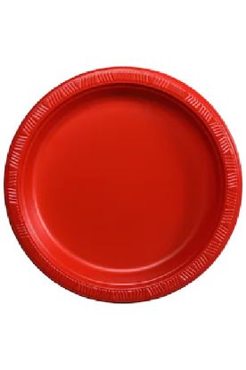 Picture of Plates Plastic Red 9" 20 Ct