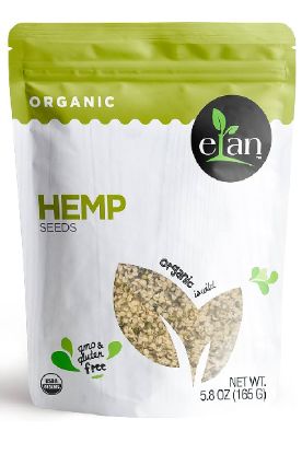 Picture of Elan Organic Hulled Hemp Seeds 5.8 Oz
