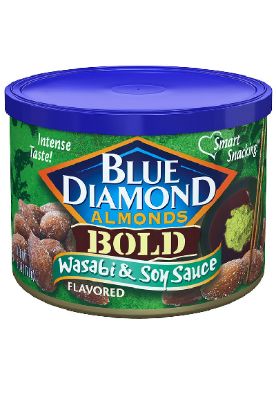 Picture of Blue Diamond Bd Wasabi And Soy Almonds Can 6 Oz