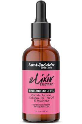 Picture of Aunt Jackie/'s Elixir Hair & Scalp Oil Tea Tree Oil & Eucalyptus 59 Oz