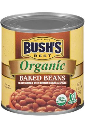 Picture of Bushs Best Organic Baked Beans 12 Pk 16 Oz