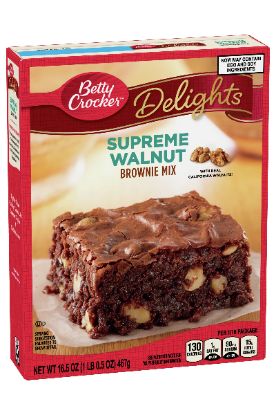 Picture of Betty Crocker Supreme Walnut Brownie Mix 16.5 Oz