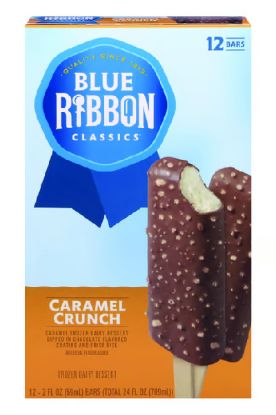 Picture of Blue Ribbon Caramel Crunch Ice Cream Bar 12 Ct