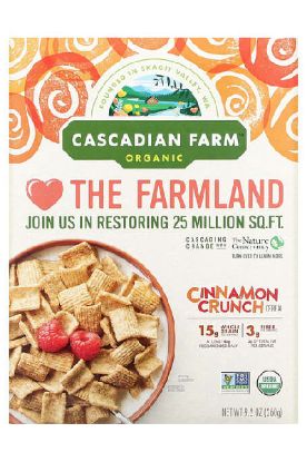 Picture of Cascadian Farm Cf Organic Cereal Cinnamon Crunch 9.2 Oz