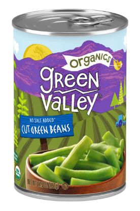 Picture of Green Valley Organic Cut Green Beans Green Valley 14.5 Oz