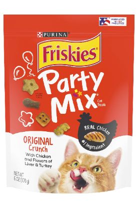 Picture of Friskies Party Mix Crunch Original Chicken Liver 170 Grams