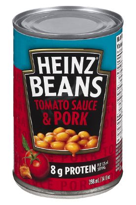 Picture of Heinz Beans Tomato Sauce & Pork 398 Ml