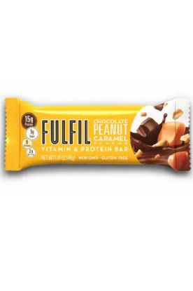 Picture of Fulfil Chocolate Peanut Caramel Vitamin Protein Bar 1.41 Oz