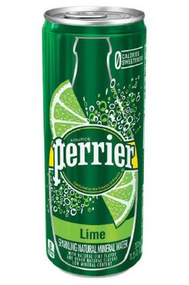 Picture of Perrier Carbonated Spring Water Lime - Slim Cans 330 Ml